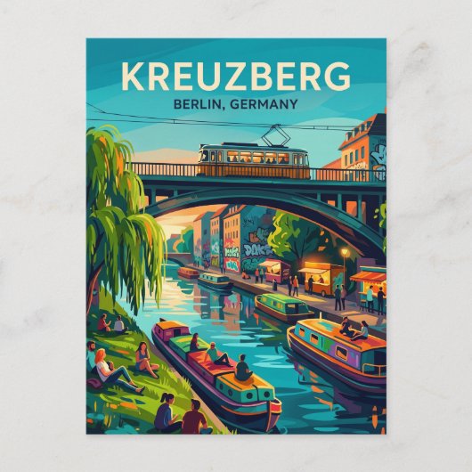 Kreuzberg Duitsland Briefkaart (Voorkant)