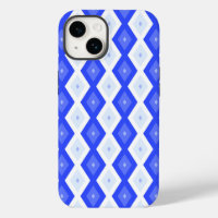 Kreuzenblauw diamantpatroon
