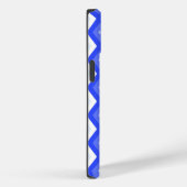 Kreuzenblauw diamantpatroon Case-Mate iPhone case (Achterkant / Rechts)