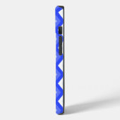 Kreuzenblauw diamantpatroon Case-Mate iPhone case (Achterkant / Links)