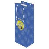 Kreuzspinne im Netz Geschenkstüte Wijn Cadeautas (Achterkant Gekanteld)
