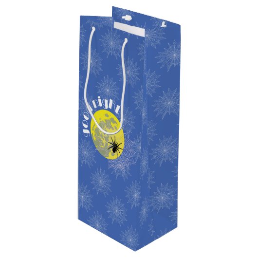 Kreuzspinne im Netz Geschenkstüte Wijn Cadeautas (Voorkant Gekanteld)