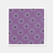 Kreuzspinne im Netz mit Tautropfen wie Perlen Servet (Voorkant)