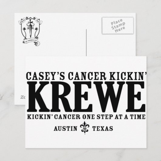 Krewe Briefkaarten (Voorkant / Achterkant)