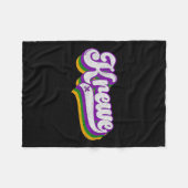 Krewe Mardi Gras Carnaval Kostuum Mannen Vrouwen Fleece Deken (Voorkant (Horizontaal))
