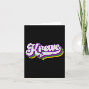 Krewe Mardi Gras Carnaval Kostuum Mannen Vrouwen Kaart