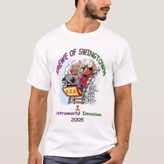 Krewe of Swingtown Astroworld 2005 T-shirt (Voorkant)