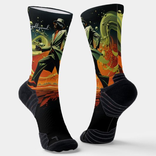 Kreyollywood-chaussettes unisexe sokken (Gebogen)