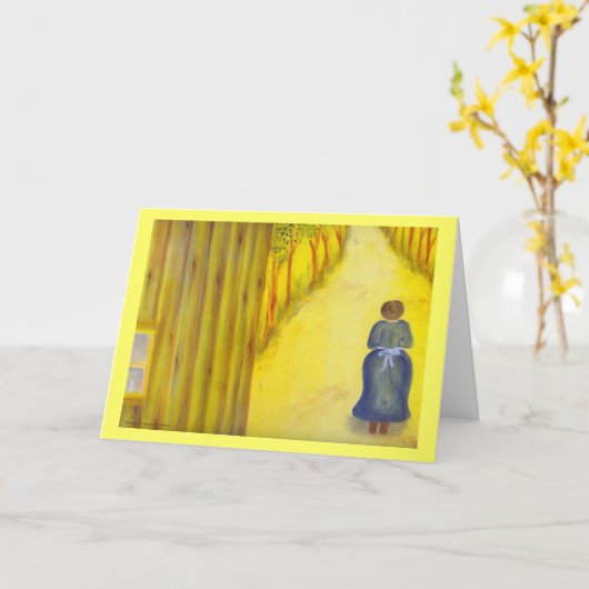 KRGilman-Wenskaart Kaart (Gele Bloem)