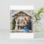 Kribbe, kerstboom, wijzen Bethlehem Kaart (Staand voorkant)