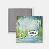 kribbe-kikker magneet (Voorkant / Achterkant)