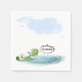 kribbe-kikker servetten (Voorkant)