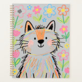 Kribbelkat Planner Grijs (Voorkant)