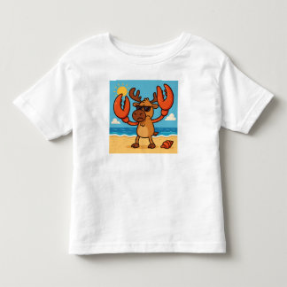 Kribbig Maar Schattig – Humeurige Strand T-shirt v