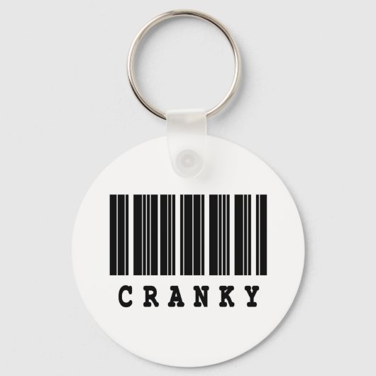 kribbige barcode ontwerp sleutelhanger (Voorkant)