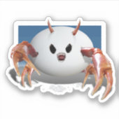 Kribbige Ei Sticker (Voorkant)