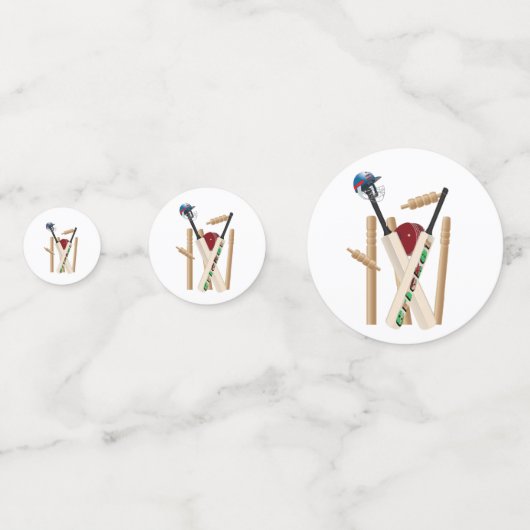 Krickethelm, vleermuizen en knollen, confetti (Voorkanten)