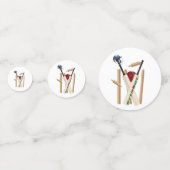 Krickethelm, vleermuizen en knollen, confetti (Achterkanten)