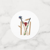 Krickethelm, vleermuizen en knollen, confetti (Kleine voorkant)