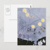 Krickets en kikkers maken nachtmuziek briefkaart (Voorkant / Achterkant)