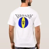 Kricketshirt voor de wereldtestserie Barbados T-shirt (Achterkant)