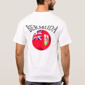 Kricketshirt voor de wereldtestserie van Bermuda T-shirt (Achterkant)
