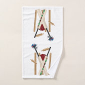 Krickettickets en kogellager, keukenstel voor thea bad handdoek (Handdoek)