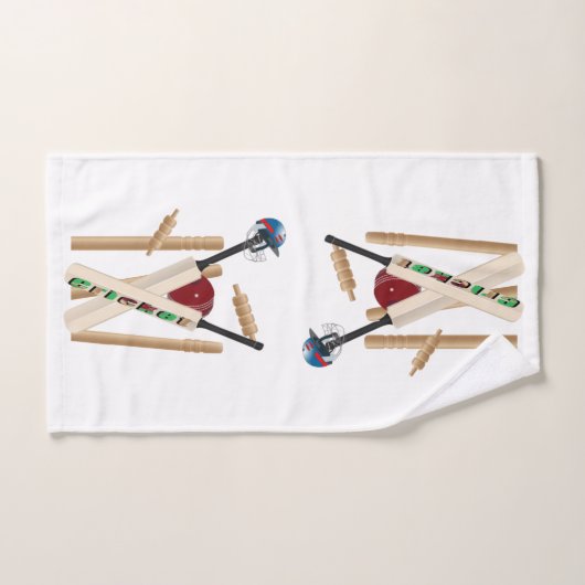 Krickettickets en kogellager, keukenstel voor thea bad handdoek (Handdoek)