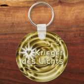KRIEGER DES LICHTS | gouden golven Sleutelhanger (Voorkant)