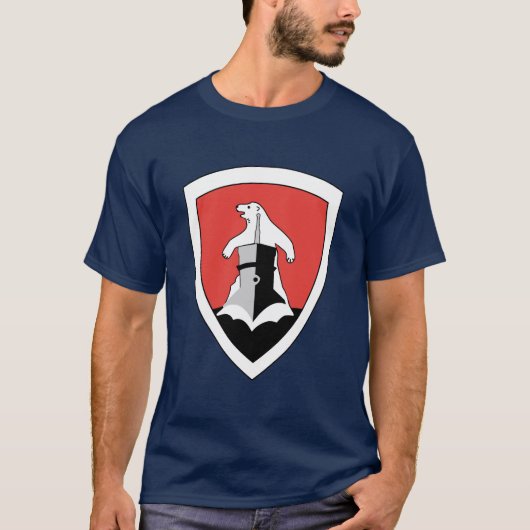 Kriegsmarine 11th Flotilla Emblem - Polar Beer T-shirt (Voorkant)
