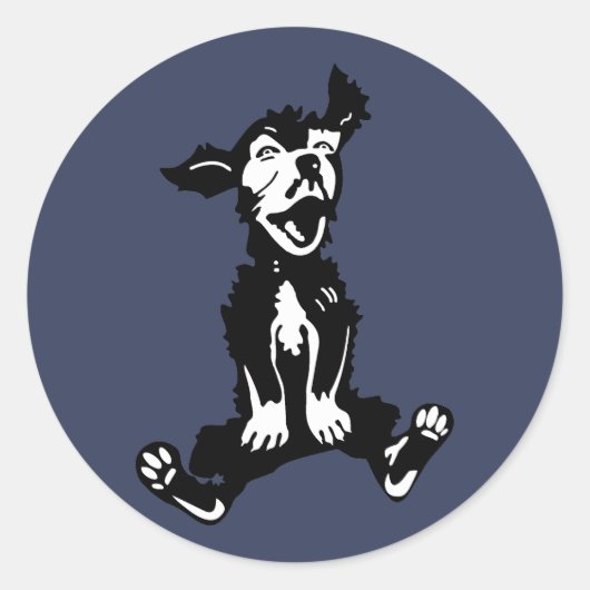 Kriegsmarine U-30 Emblem Ronde Sticker (Voorkant)