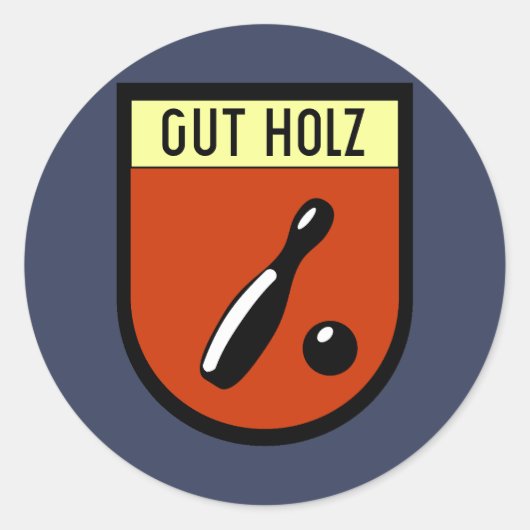 Kriegsmarine U-966 Emblem Ronde Sticker (Voorkant)