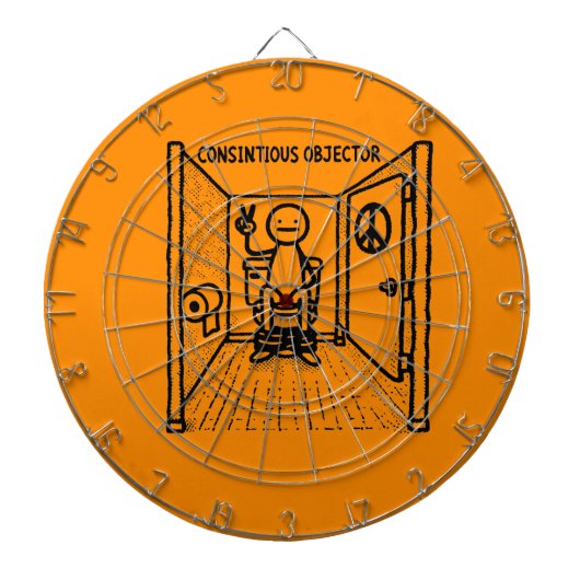 Kriegsverweigerer Dartbord