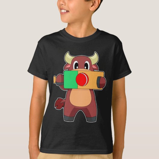 Kriek Cricketslagbal T-shirt (Voorkant)