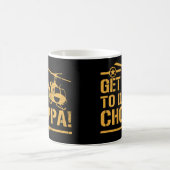 Krijg aan de Vintage van DA Choppa Koffiemok (Center)