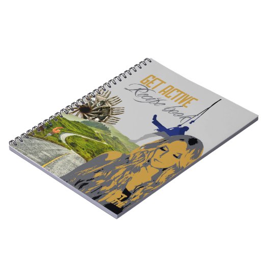 Krijg Actief Recept leeg notitieboek (Linkerzijde)