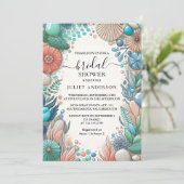 Krijg Aqua Sand Work Stacked Zee Glass Vrijgezelle Kaart (Staand voorkant)