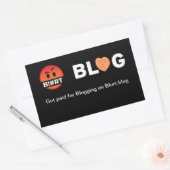 Krijg betaald voor Bloggen op Blurt.blog Rechthoekige Sticker (Envelop)