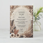 Krijg Bruin Herfst Houten Paperie Gerecycleerd Pap Kaart (Staand voorkant)