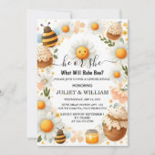 Krijg Bug Daisy Bloom Rustiek Bezige Bij Geslacht  Kaart (Voorkant)