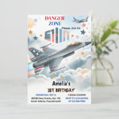 Krijg Cloud 9 Fly Schattige Sky Joy Airplane 1e Ve Kaart (Staand voorkant)