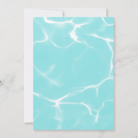 Krijg cool schattig zwembad schip Pirate Verjaarda Kaart (Achterkant)