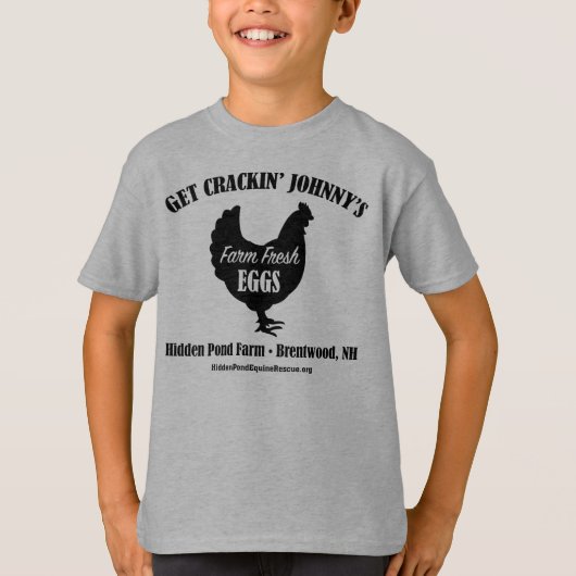 Krijg Crackin' Johnny's Kinderen Basic T-shirt (Voorkant)