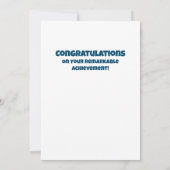 Krijg de Koorts Felicitatieskaart Bedankkaart (Achterkant)