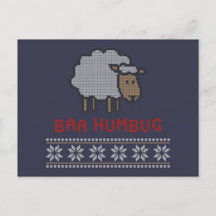 Krijg de kriebels Kerstschaap Briefkaart