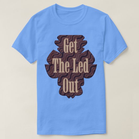 KRIJG de Led Out Classic rock T-shirt (Design voorkant)
