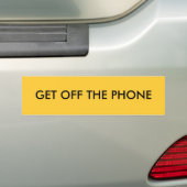 KRIJG DE TELEFOON UIT BUMPERSTICKER (Op auto)