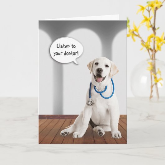 Krijg de Terugwinning van het Goed met Stethoscoop Kaart (Gele Bloem)