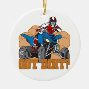 Krijg Dirt ATV Keramisch Ornament