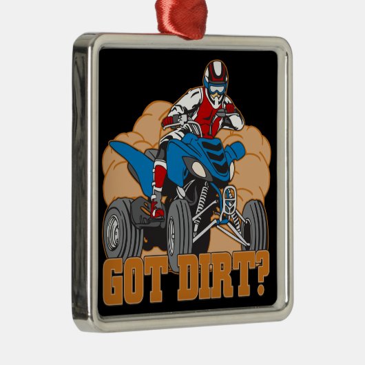 Krijg Dirt ATV Metalen Ornament (Rechts)